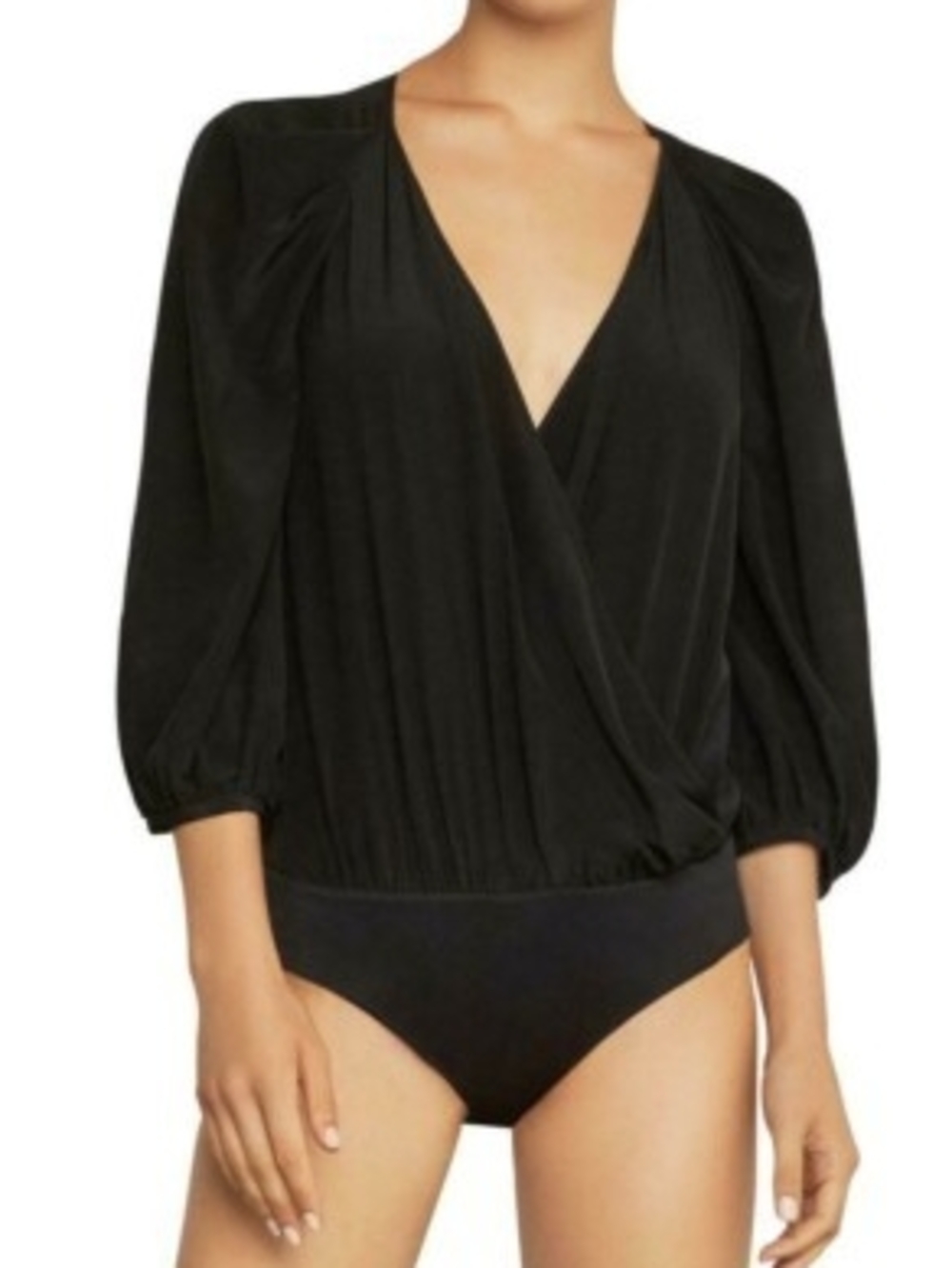 BCVGMaxazria Black Bodysuit Size M. NWT Retail $228